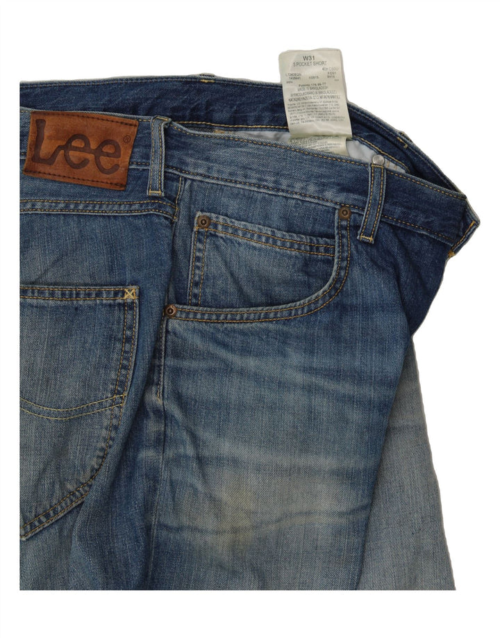LEE Mens Denim Shorts W31 Medium Blue Cotton Vintage Lee and Second-Hand Lee from Messina Hembry 