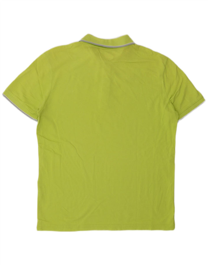 Cămașă polo pentru bărbați Kappa, bumbac verde mare