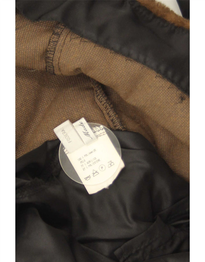 Pardesiu Sherpa Vintage pentru femei IT 42 Poliamidă neagră medie
