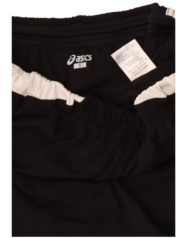 Pantaloni scurti sport Asics pentru femei UK 10 Small Black Colorblock