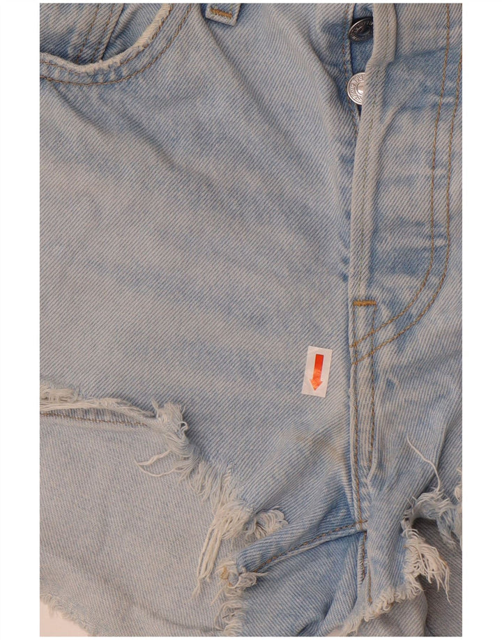 Pantaloni scurți Levi's 501 Denim W27 Small Blue Bumbac