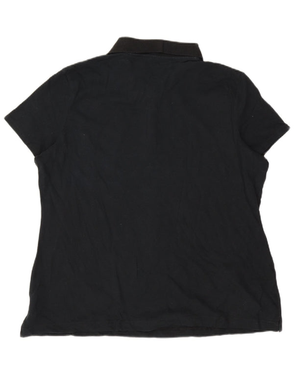 Tricou polo pentru femei LEE UK 20 2XL bumbac negru