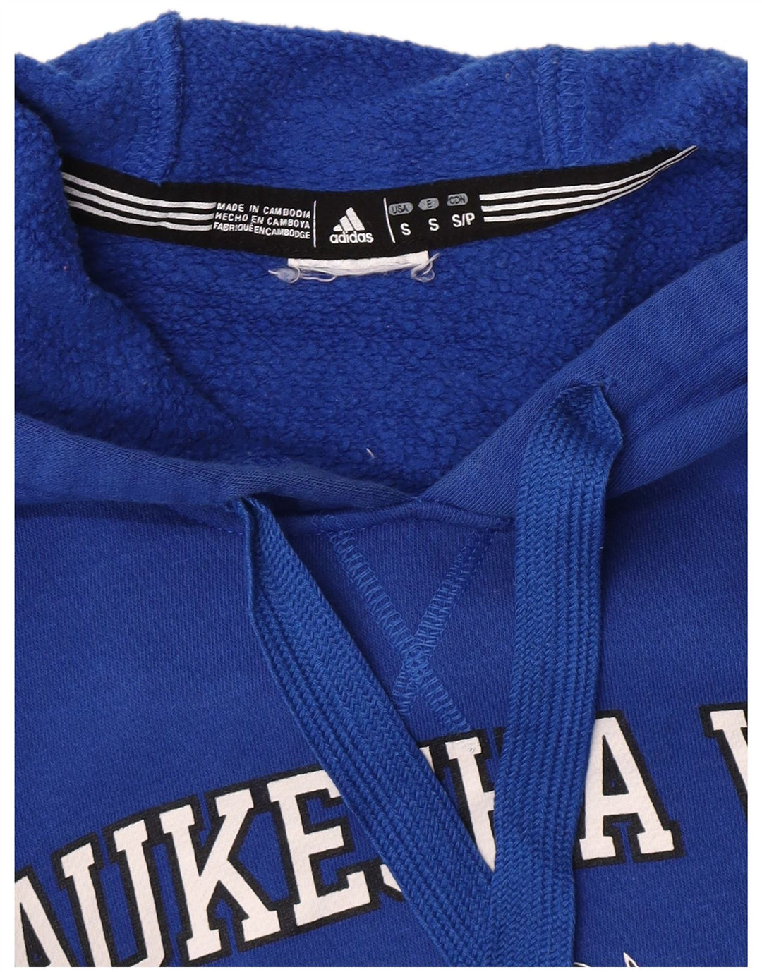 Jumper Adidas Wolverines Graphic Hoodie pentru bărbați, albastru mic