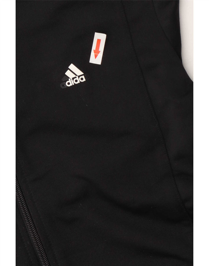 Jachetă de trening pentru femei Adidas UK 8/10 Poliester negru mic