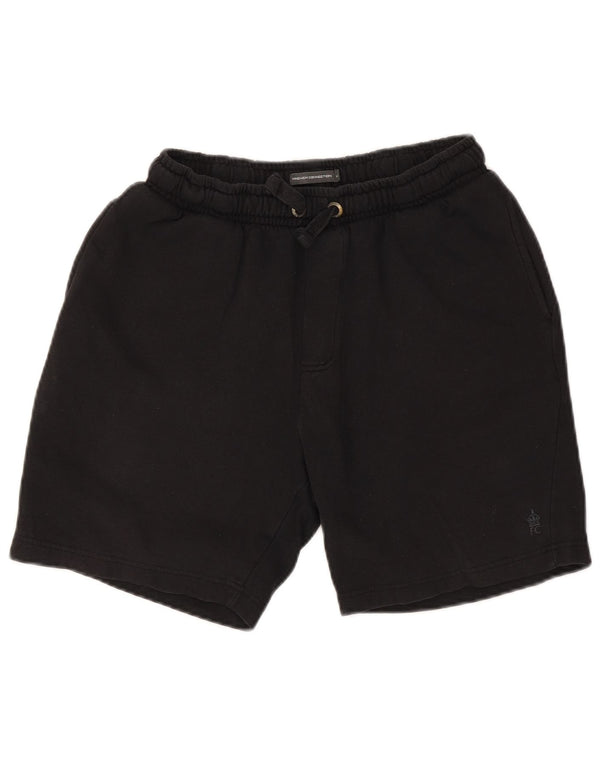 Pantaloni scurți sport pentru bărbați French Connection, bumbac mediu negru