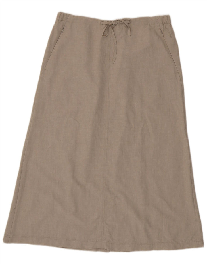 Fusta A-Line pentru femei Rohan UK 12 Medium W32 Bej Poliamidă