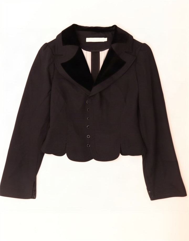 Jachetă pentru femei All Saints UK 12 Medium Black Colorblock Lână