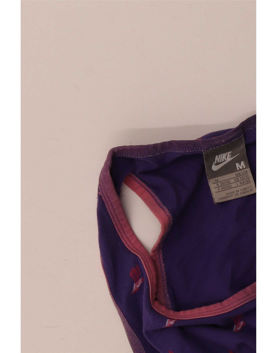 Top cu vestă grafică Nike pentru femei UK 10/12 Violet mediu
