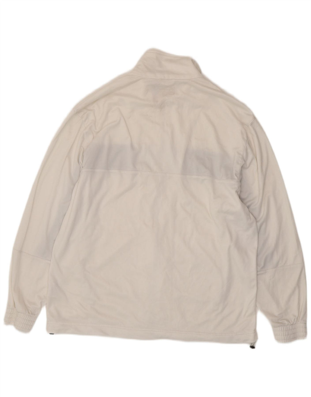 Jachetă de trening pentru bărbați LOTTO 2XL, alb, poliester bloc de culoare