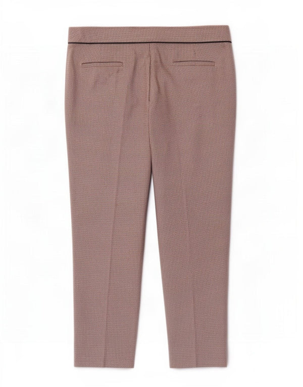 Pantaloni Capri pentru femei Marks & Spencer UK 14 Large W34 L23 Orange Geometric
