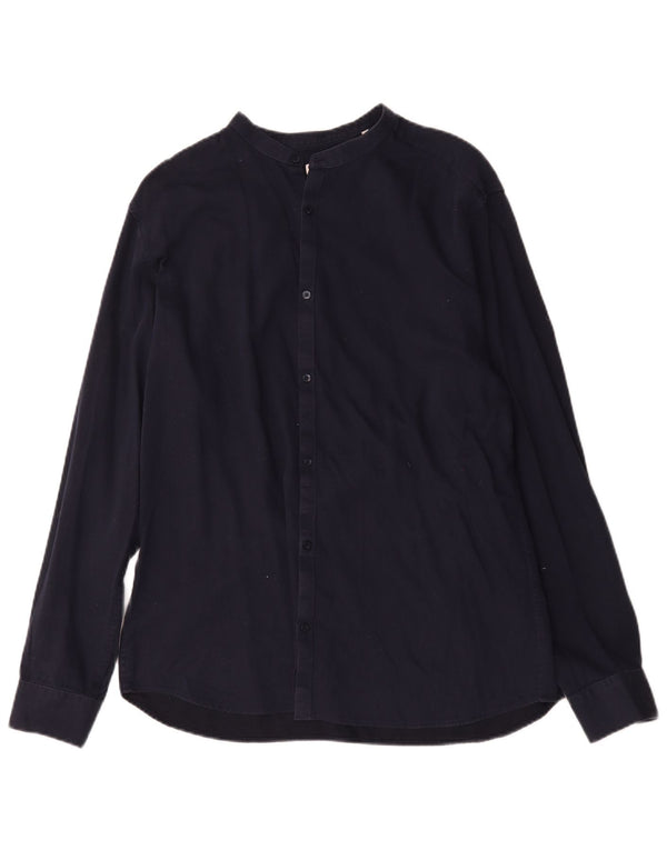 Cămașă Jack & Jones pentru bărbați XL, bumbac bleumarin