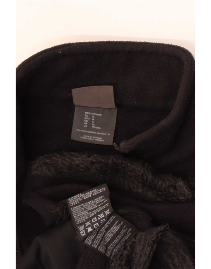 Jack Wolfskin Jachetă pentru bărbați din lână UK 38 Poliester negru mic