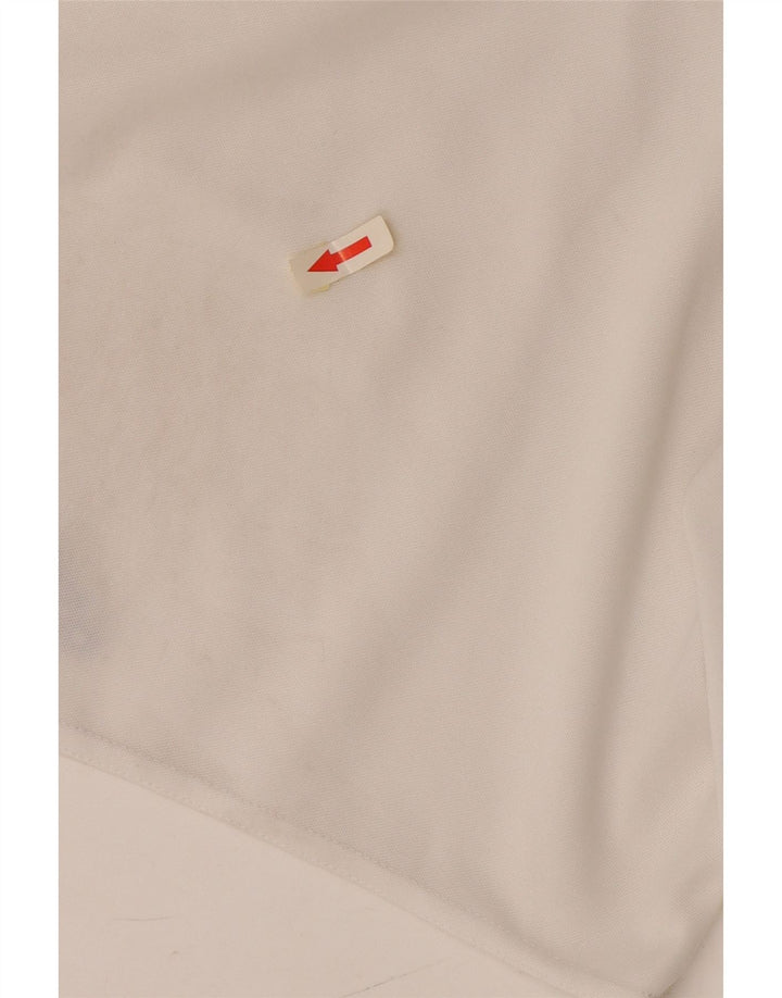 Pantaloni scurți sport Nike Climalite pentru bărbați, poliester alb mediu