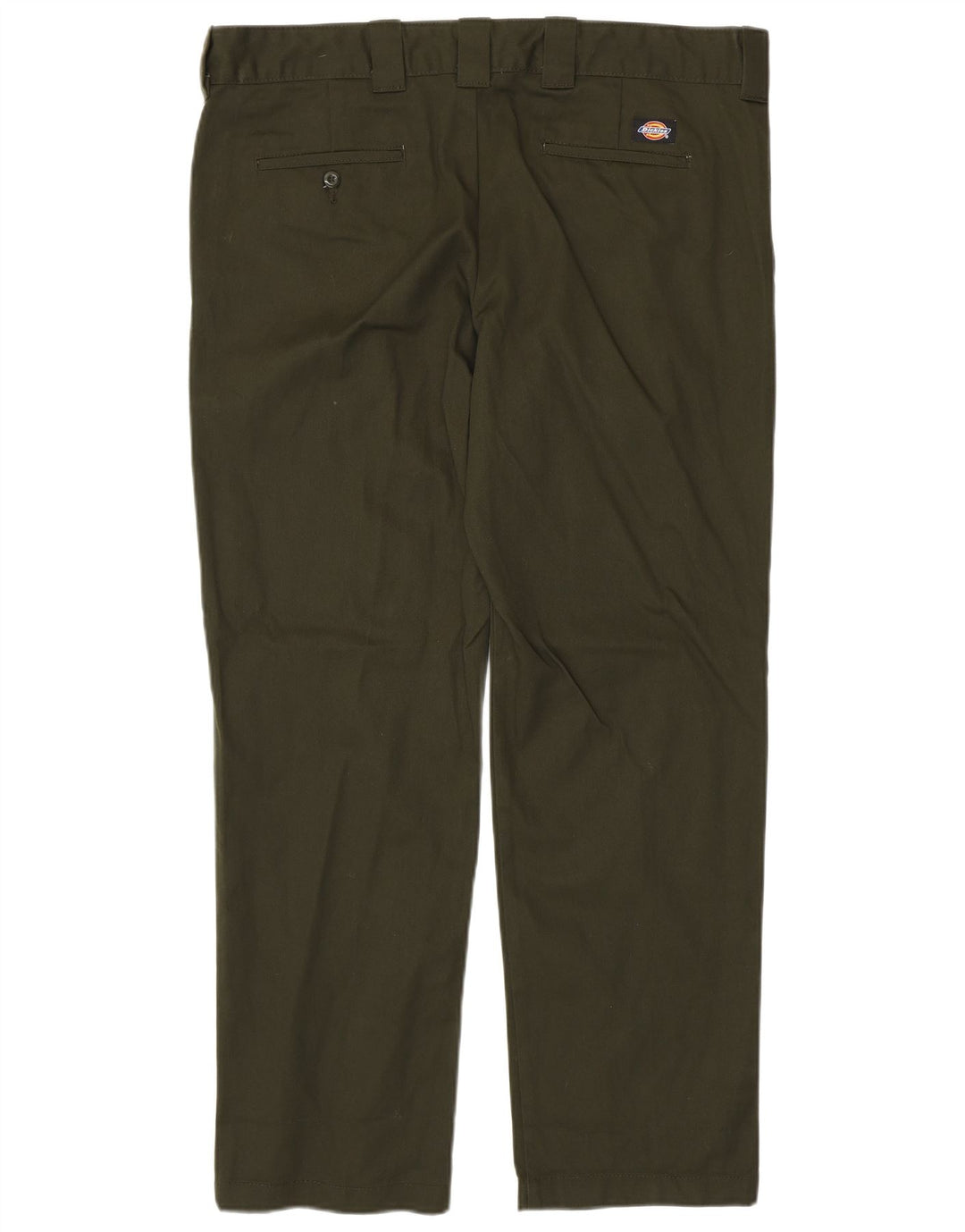 DICKIES Pantaloni chino slim drepti pentru bărbați L38 L32 Kaki Poliester