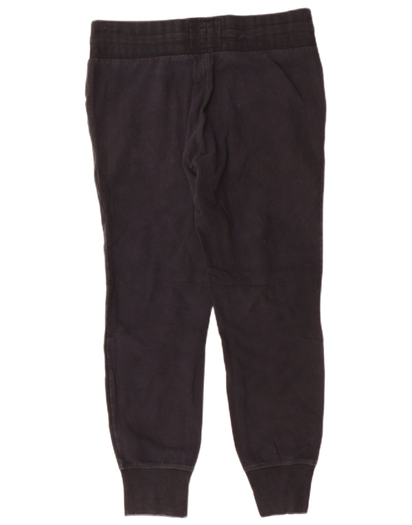 JACK WILLS Pantaloni de trening grafic pentru femei Pantaloni de jogging UK 12 Medium Black