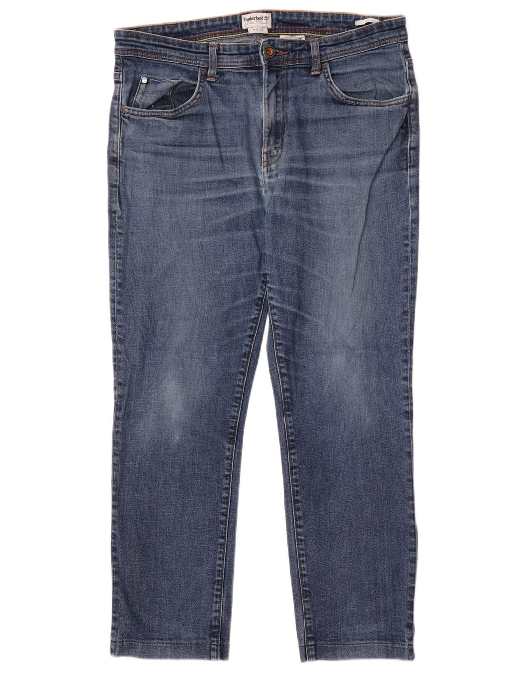 Blugi subțiri pentru bărbați TIMBERLAND W34 L29 Bumbac albastru