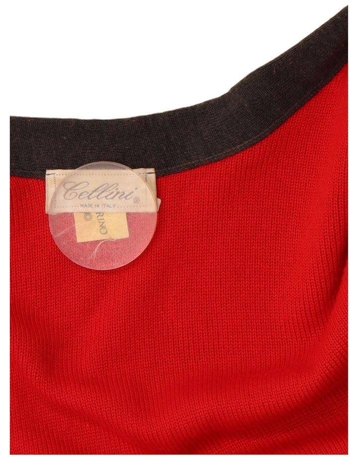 CELLINI Pulover Poncho Cardigan pentru Femei Mărime Unică Gri Colorblock