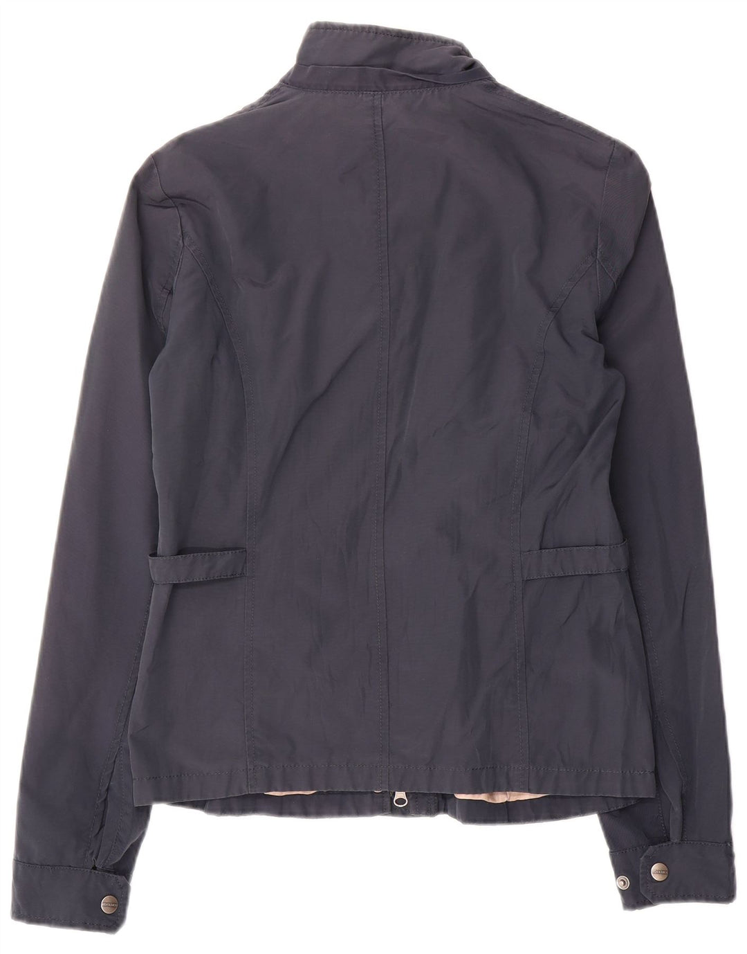 Bomber Woolrich pentru femei UK 16 mare bumbac bleumarin