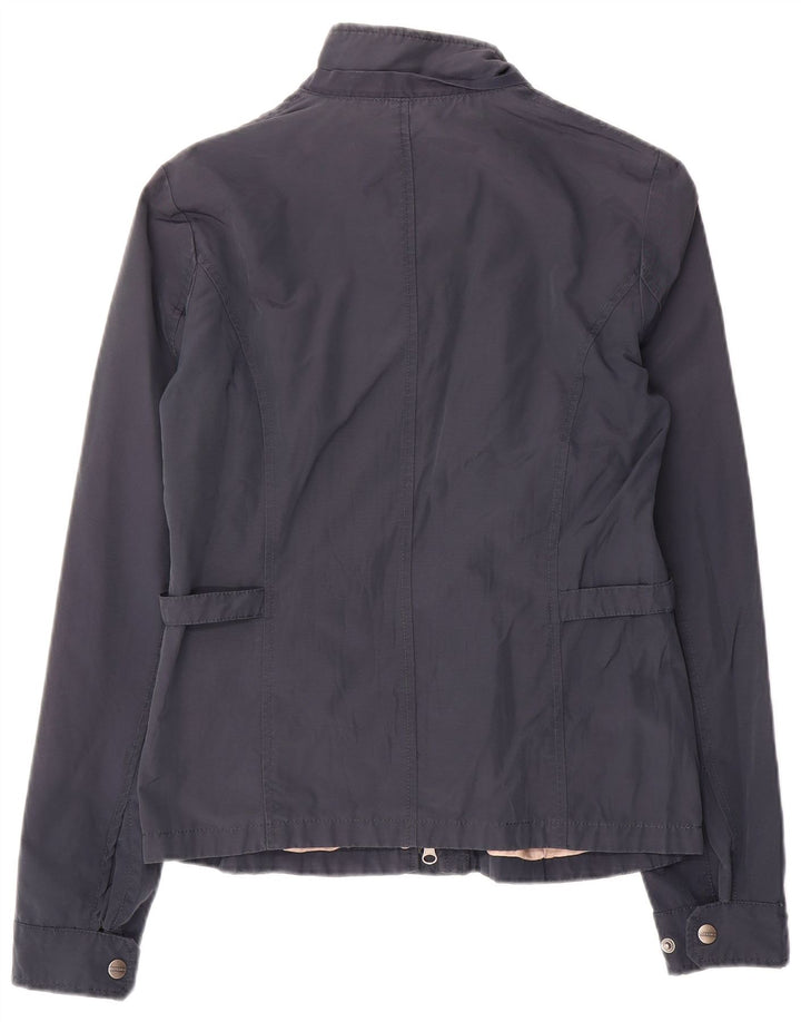 Bomber Woolrich pentru femei UK 16 mare bumbac bleumarin