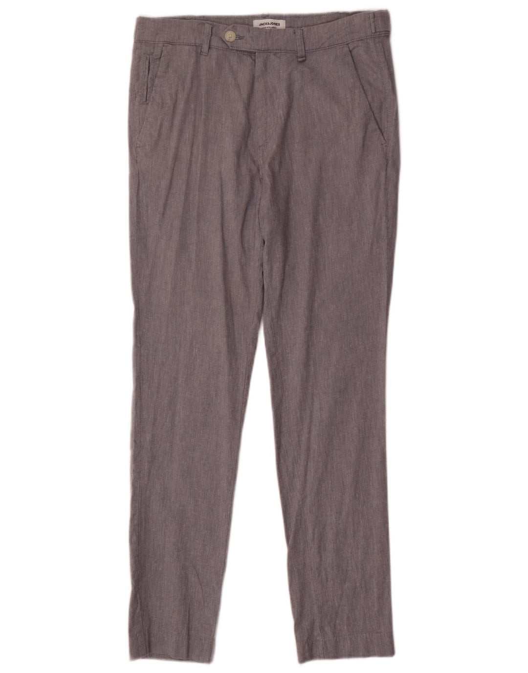 Pantaloni chino slim pentru bărbați Jack & Jones W32 L32 gri