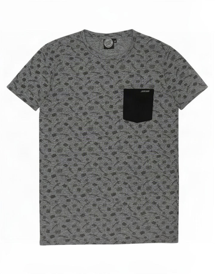 Tricou grafic pentru bărbați Santa Cruz Top Medium Gri Poliester