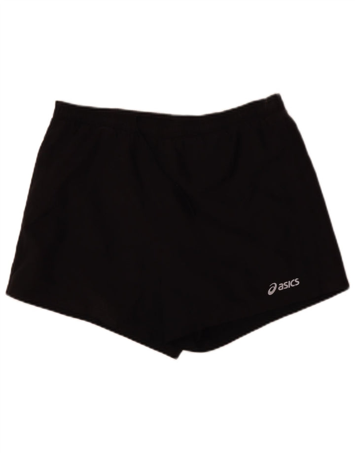 Pantaloni scurți sport Asics pentru bărbați, poliester mediu negru