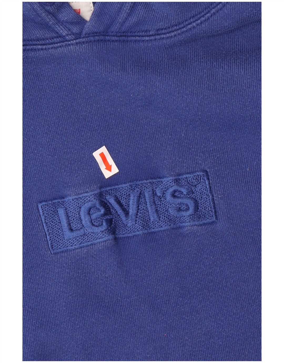 Pulover Levi's pentru bărbați cu capota, albastru mediu, bumbac