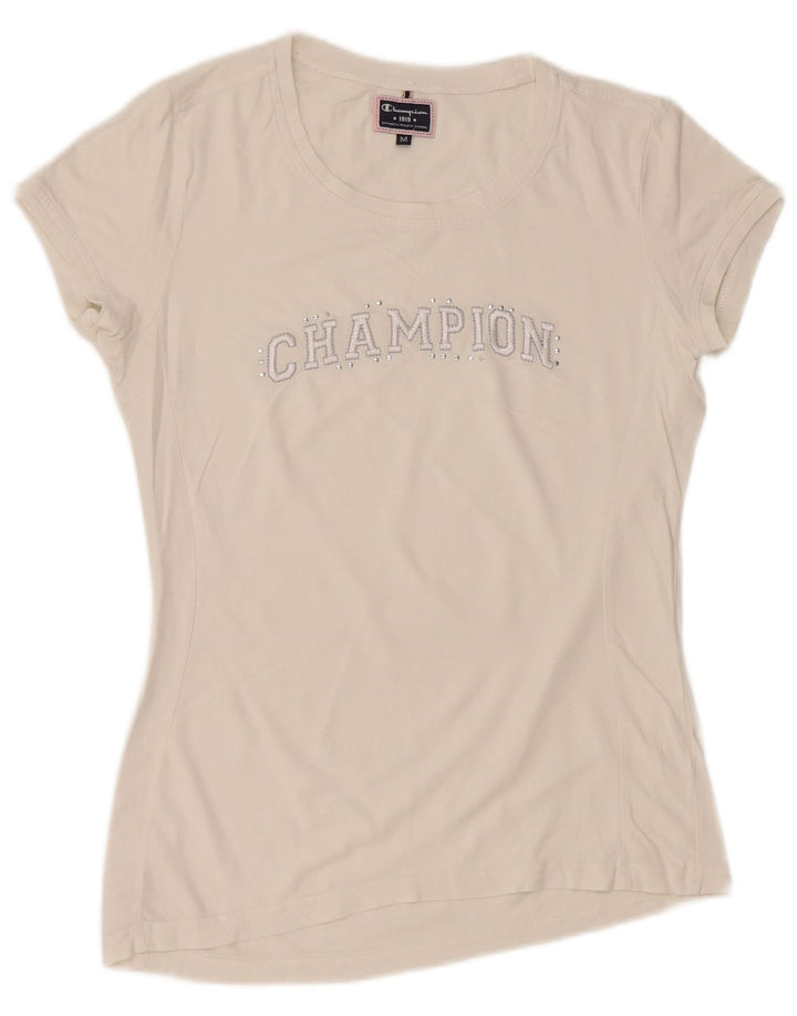 Tricou grafic Champion pentru femei Top UK 12 Medium White