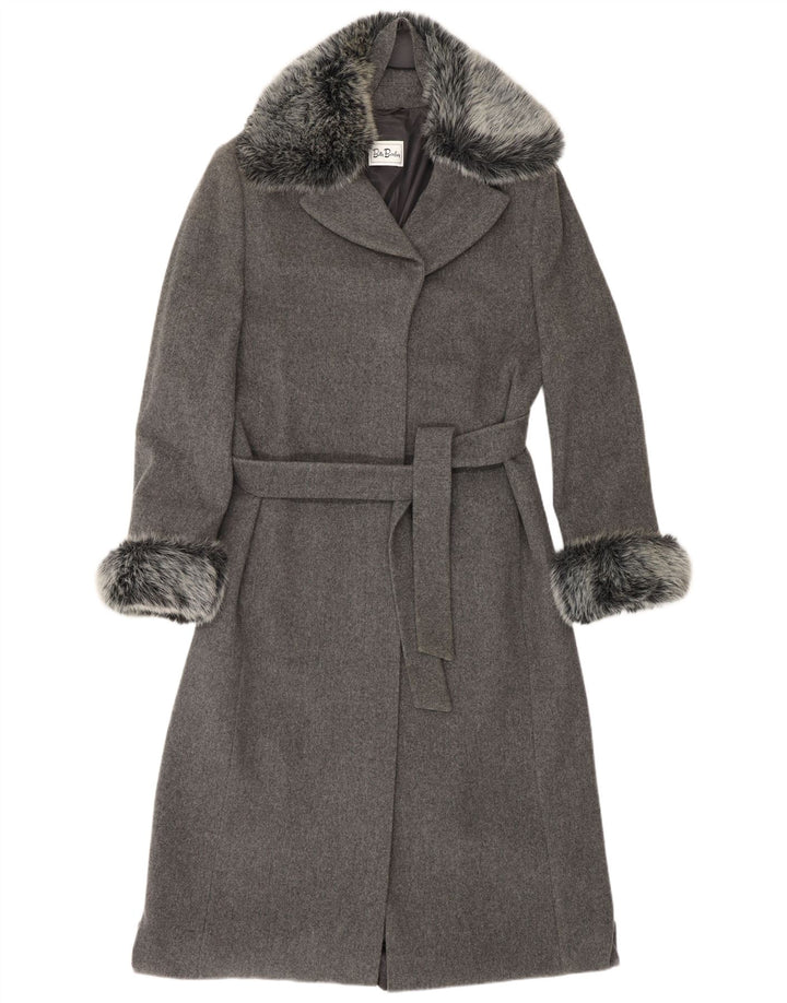 BETTY BARCLAY Palton pentru femei UK 16 mare, gri, lână nouă