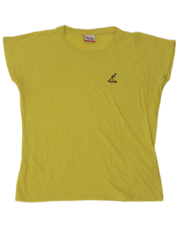 AUSTRALIAN L'ALPINA Tricou pentru femei Top UK 16 Large Yellow