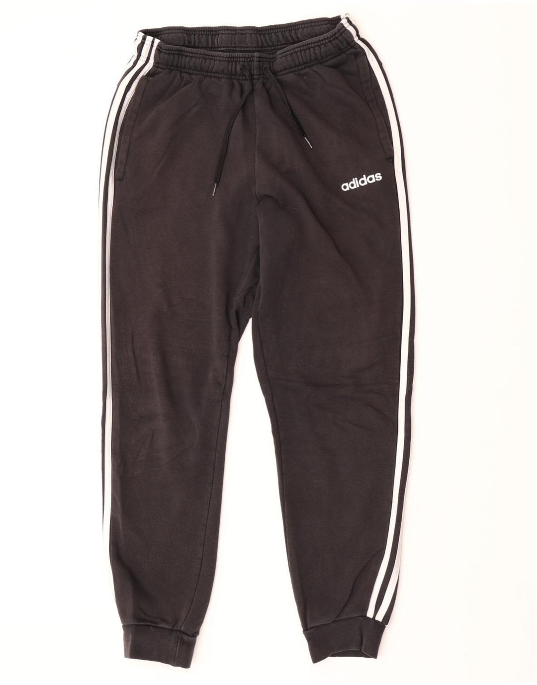 Pantaloni de trening Adidas pentru bărbați Joggeri, bumbac mediu negru