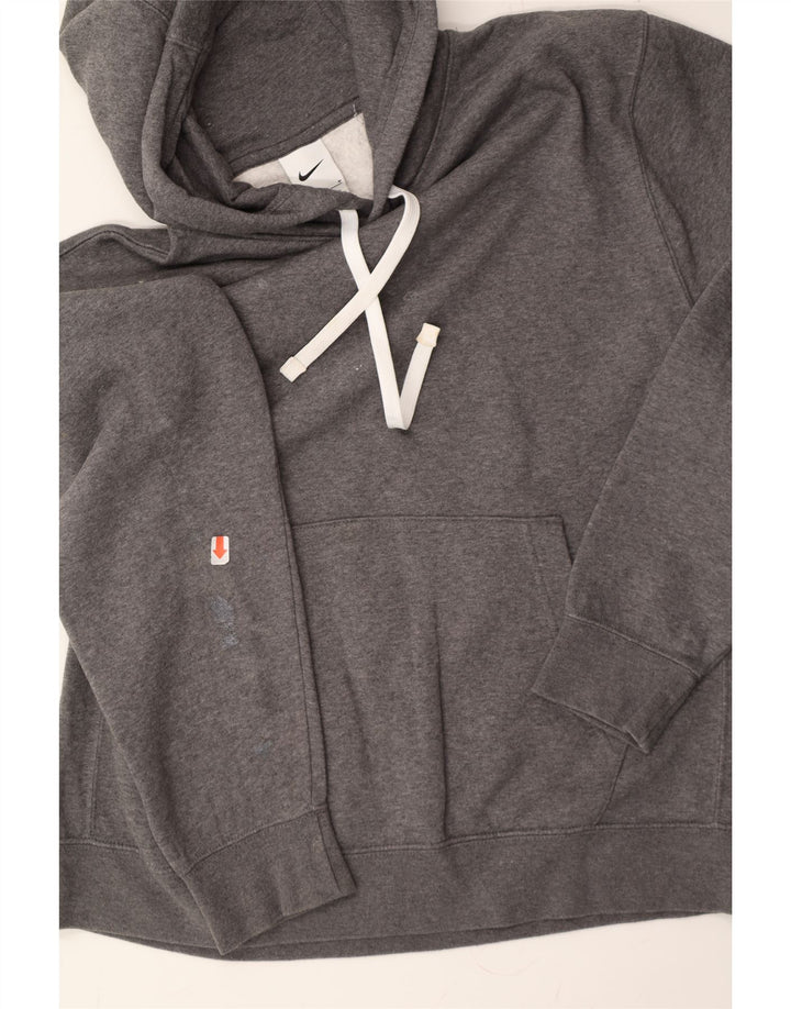 NIKE Mens Hoodie Jumper Medium Grey Cotton Vintage Nike and Second-Hand Nike from Messina Hembry 