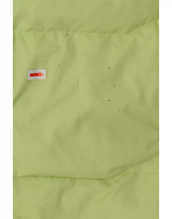 ELHO Womens Oversized Hooded Padded Jacket IT 46 Large Green Polyester Vintage Elho and Second-Hand Elho from Messina Hembry 