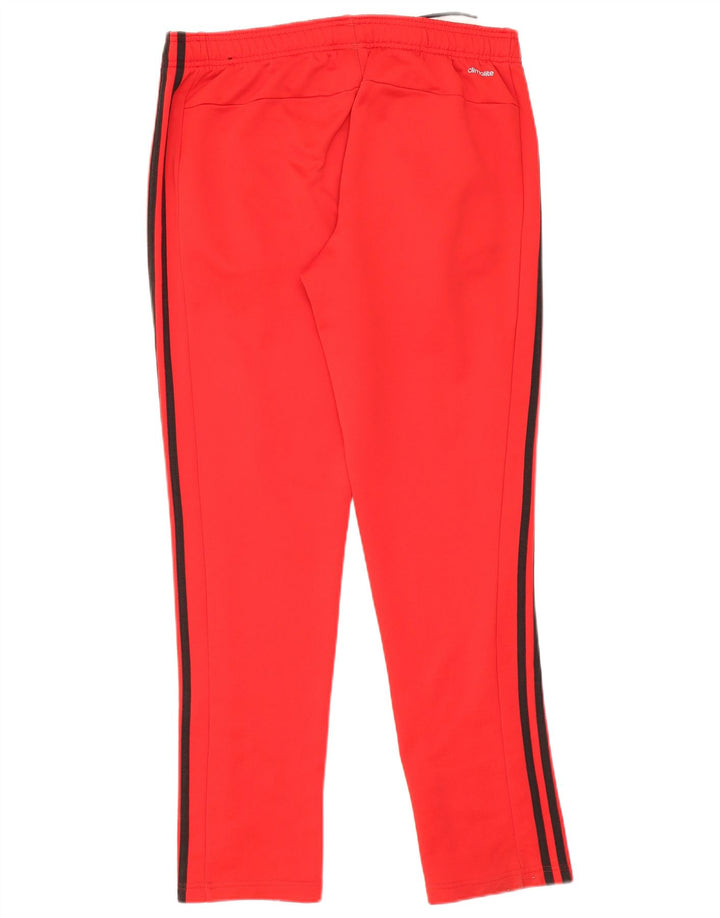Pantaloni de trening Adidas pentru bărbați Marea Britanie 44/46 Poliester roșu mare