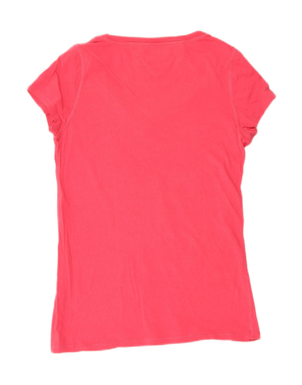 Tricou Tommy Hilfiger pentru femei Top UK 14 Large Pink