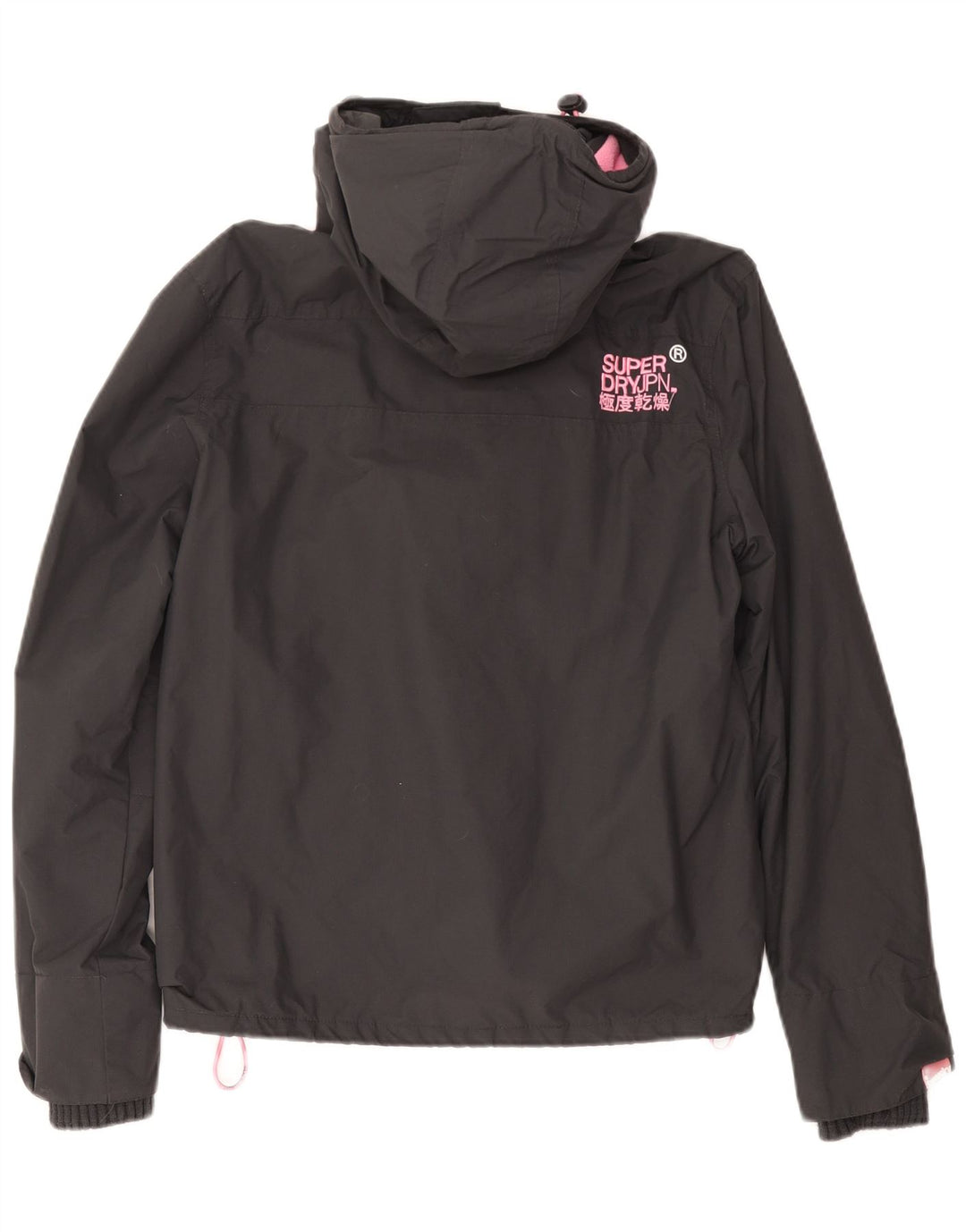 SUPERDRY pentru femei The Windcheater Graphic Windbreaker Jacket UK 18 XL gri