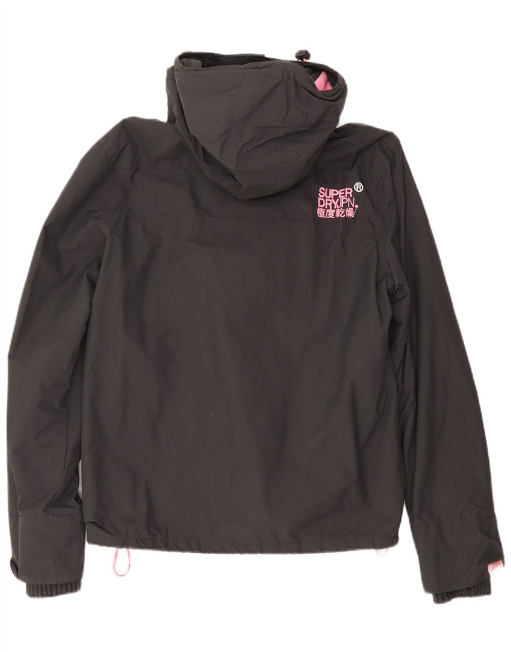 SUPERDRY pentru femei The Windcheater Graphic Windbreaker Jacket UK 18 XL gri