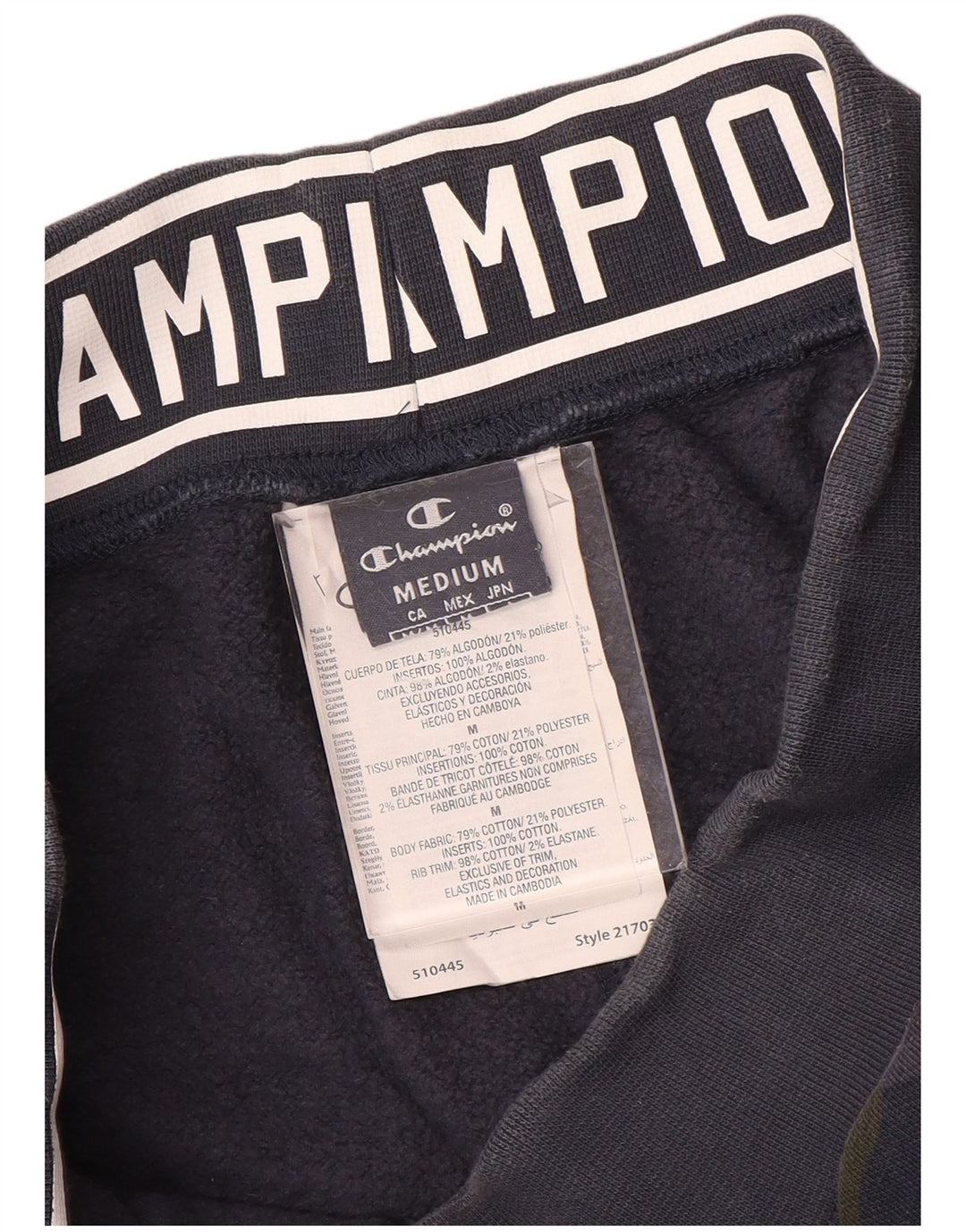 Pantaloni de trening pentru bărbați Champion Pantaloni de jogging Mediu Bleumarin Camuflaj