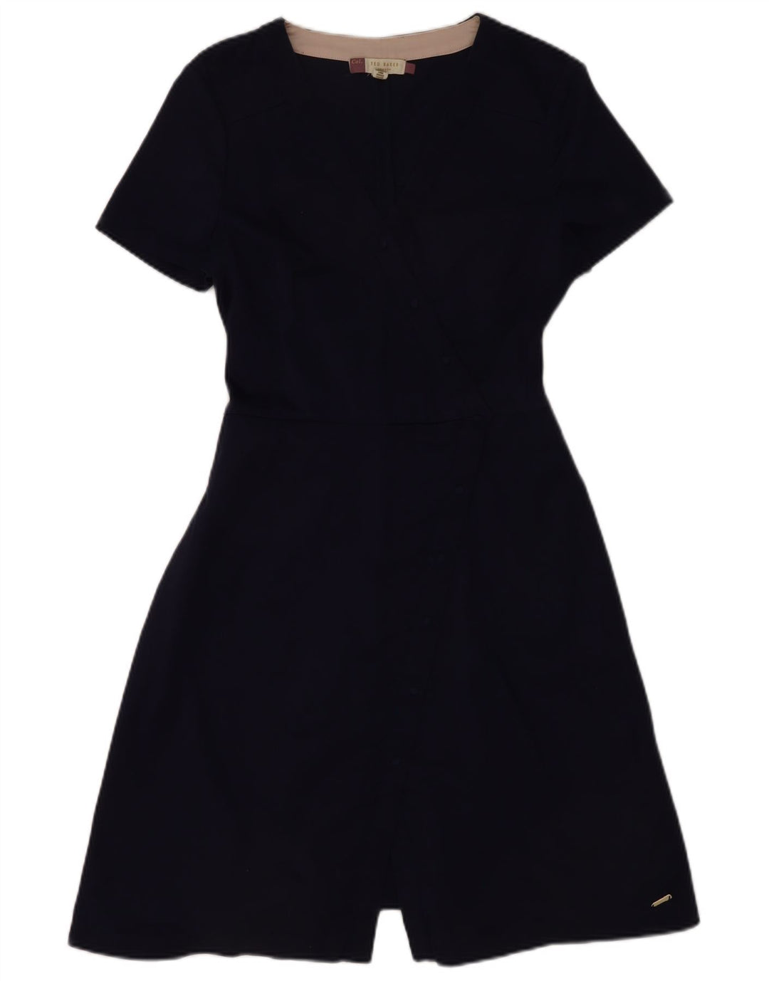 Rochie Ted Baker pentru femei, mărimea 3, bumbac, albastru bleumarin