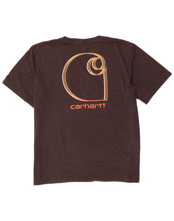 Tricou grafic Carhartt pentru bărbați, cu croială relaxată, XL, bumbac negru