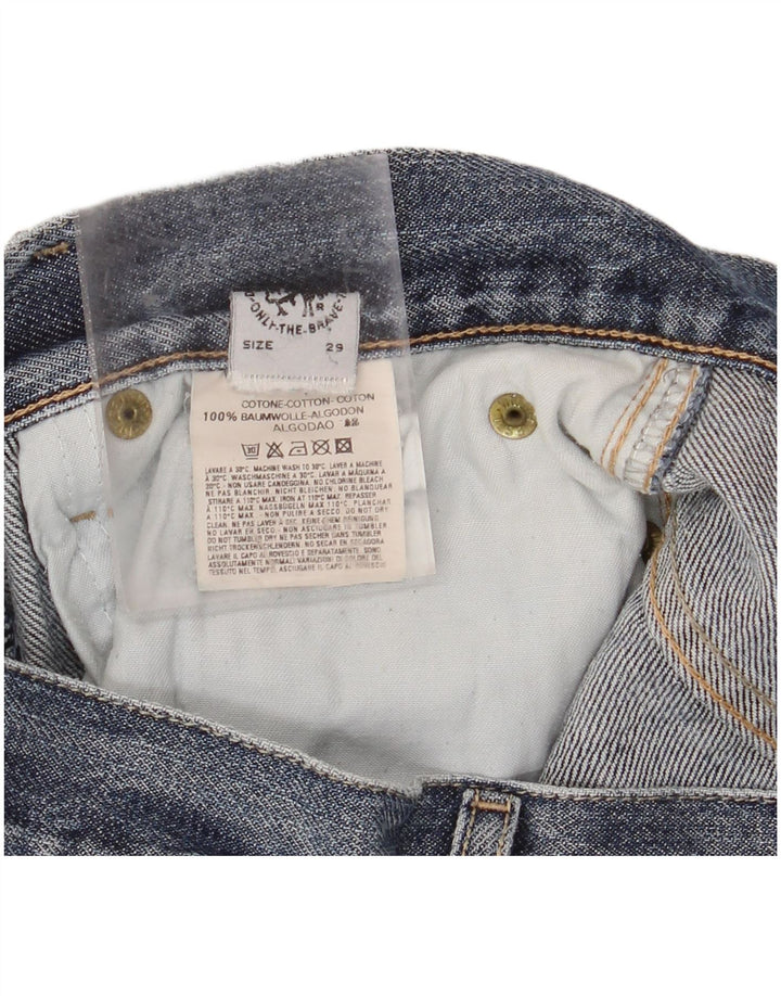 Pantaloni scurți din denim pentru bărbați DIESEL W29 Bumbac albastru mic