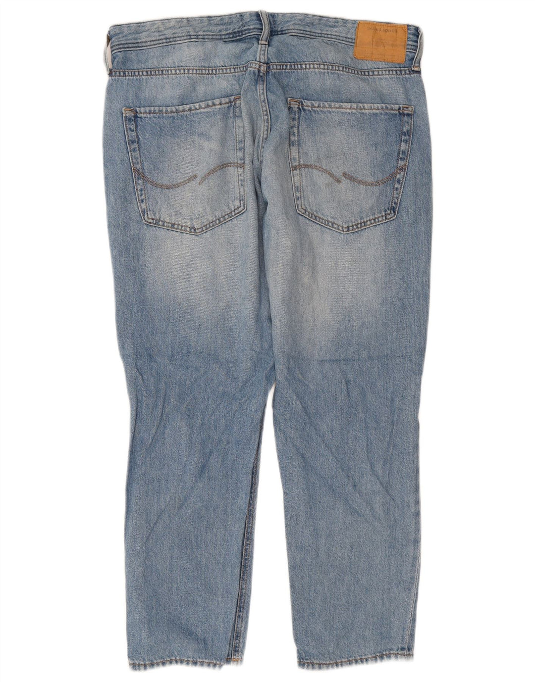 Blugi slim pentru bărbați Jack & Jones Distressed W36 L28 Bumbac albastru