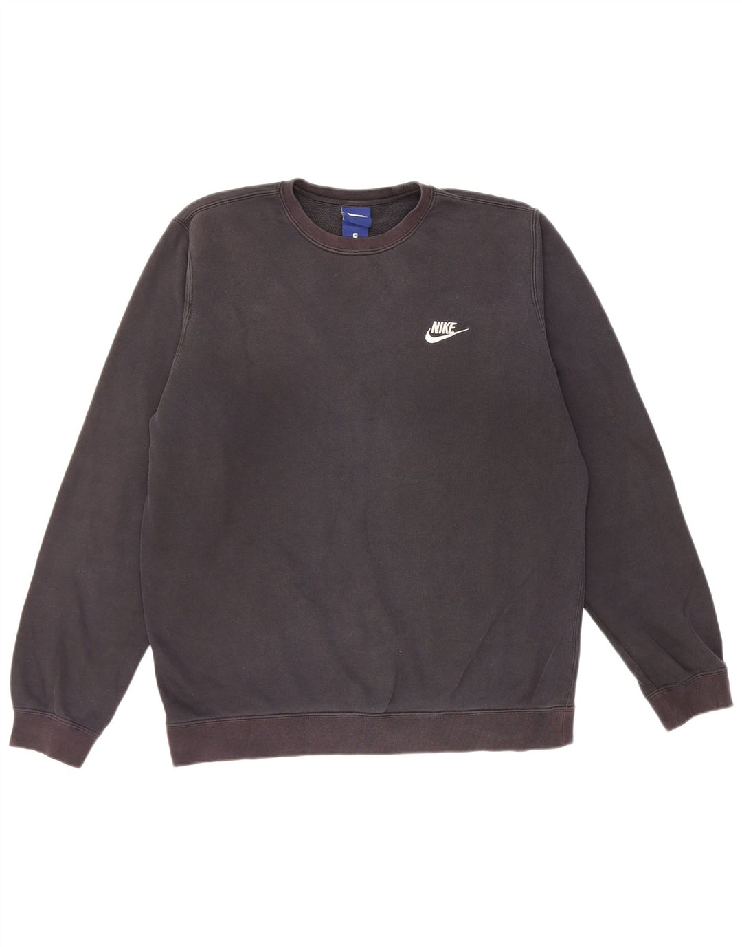 Pulover Nike pentru bărbați, bumbac mediu negru