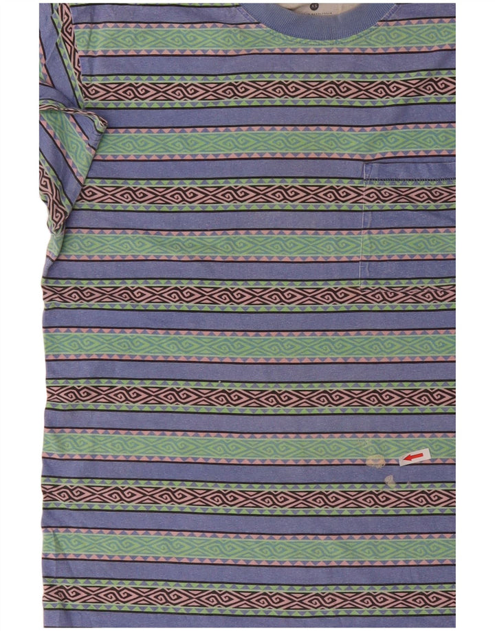 Tricou RIP CURL pentru bărbați, cu croială relaxată, XS, bumbac geometric multicolor