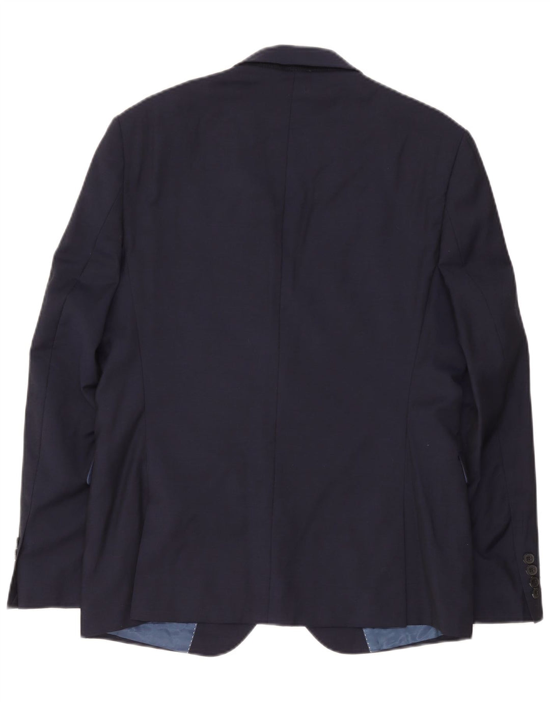 Jachetă Dkny pentru bărbați cu 2 nasturi IT 52 XL Lână bleumarin
