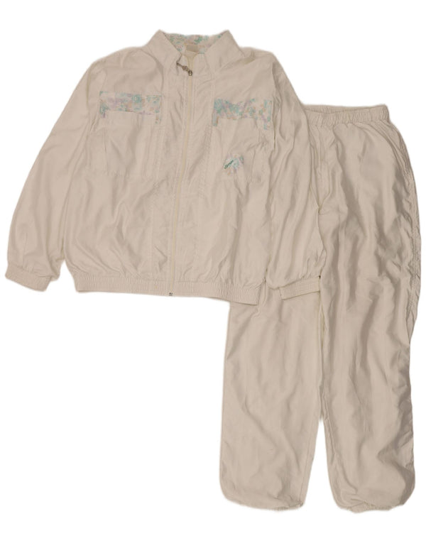 Trening complet pentru femei Ellesse UK 18 XL Alb Floral