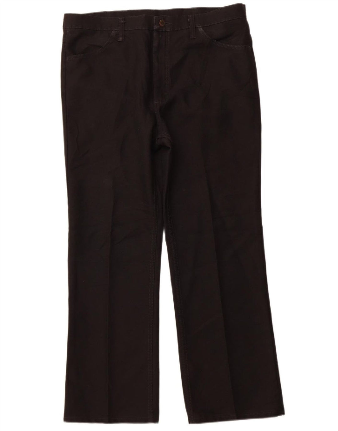 Pantaloni casual drepti pentru bărbați Wrangler W38 L30 Poliester negru