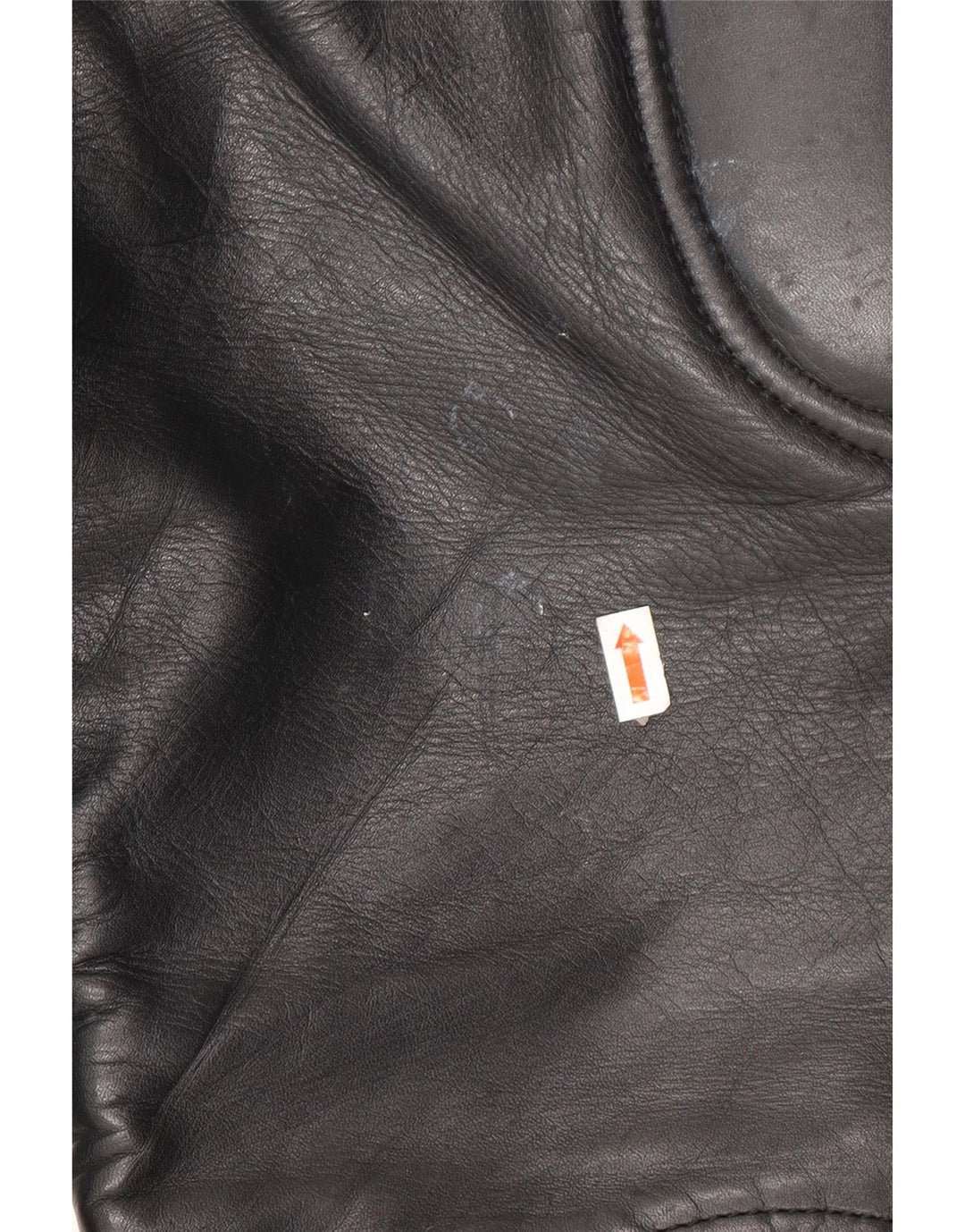 Pantaloni motociclisti din piele pentru bărbați VINTAGE W32 L23 negri