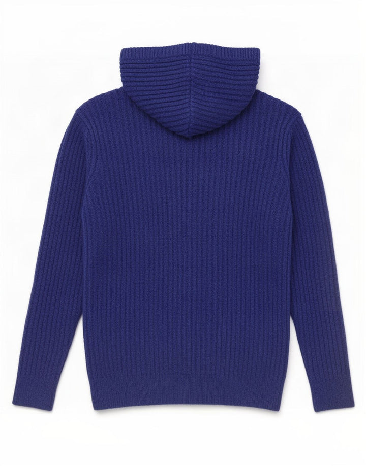 Pulover cu glugă pentru femei Marks & Spencer UK 10 Poliester albastru mic