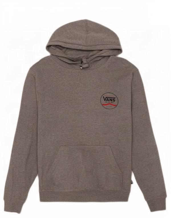 Jumper Vans pentru bărbați cu hanocă grafică, mic, gri pătat